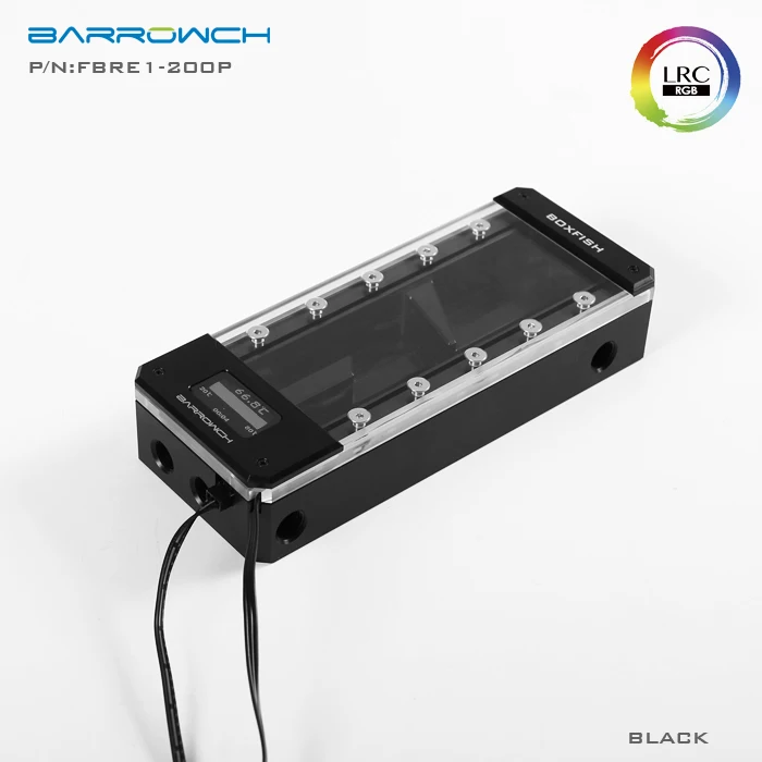 Черный серебристый красный FBRE1 200P barrowch коробка рыбы бак для воды POM квадратный OLED