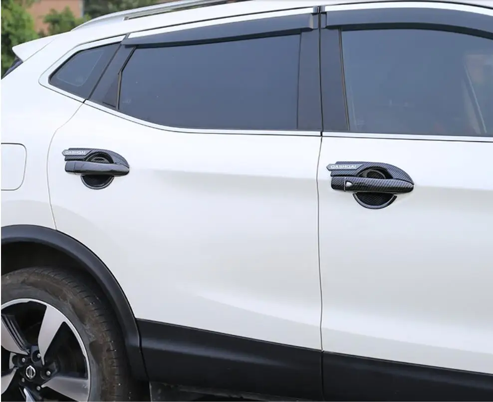 Подходит для NISSAN QASHQAI J11 хромированные дверные ручки крышки чаша крышка отделка вставить рамка смарт-ключ