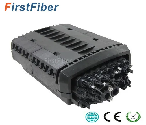 

Прямая застежка кабеля 24 ядра 2 порта FTTH прямой кабель тип волоконно-оптического сплава и сплиттера закрытие IP68 водонепроницаемый волоконно-Соединительный ящик
