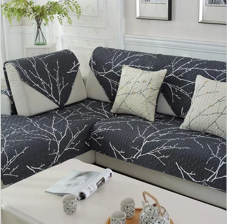 1 шт. диван крышка типографии мягкие Современные Нескользящие Sofa Slipcover местный