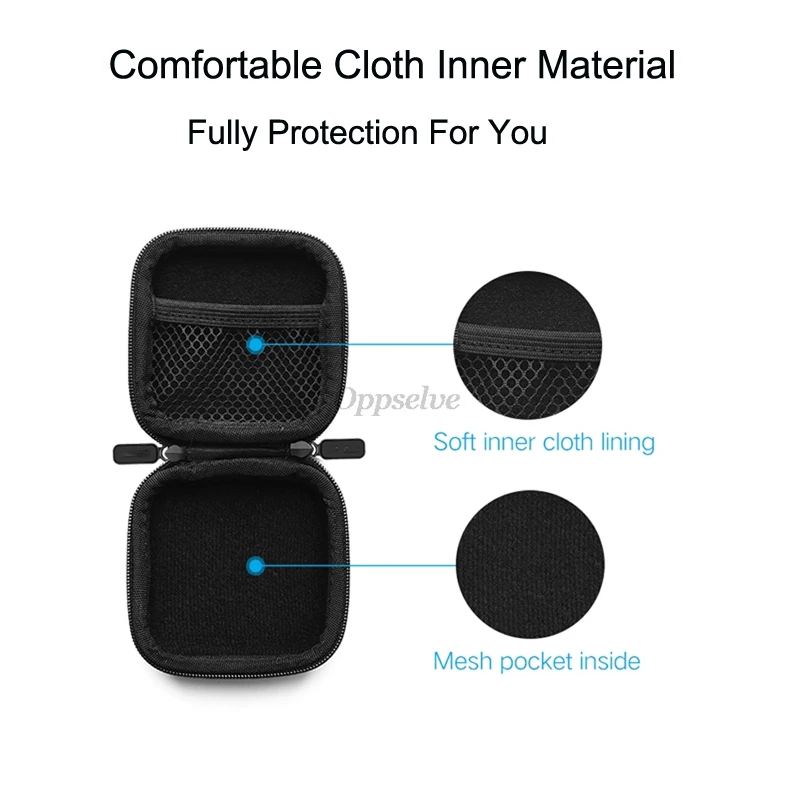 

Oppselve Portable Mobile phone Accessories Storage package Mini Case for Usb cable Hard Bag Earphone Box for charger SD TF Cards