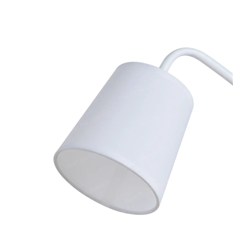 Светодиодная настольная лампа в винтажном американском стиле тканевый абажур