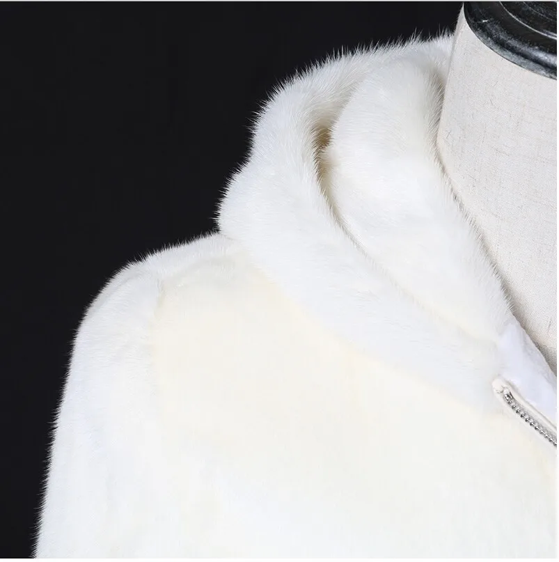 Мужская шуба из искусственного кроличьего меха с капюшоном размеры до 4XL|coat men|mens