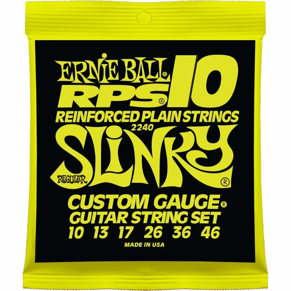 

Струны для электрогитары Ernie Ball 2240 Regular Slinky RPS 10 010-046