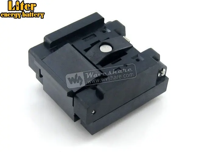 QFN32 MLP32 MLF32 QFN 32(40)BT 0.5 02 Enplas 5x5 мм 0 5 Шаг тестовый Выжимной разъем с заземляющим