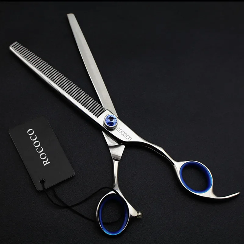 Профессиональные японские ножницы 440c 7 дюймов для стрижки домашних животных Gog