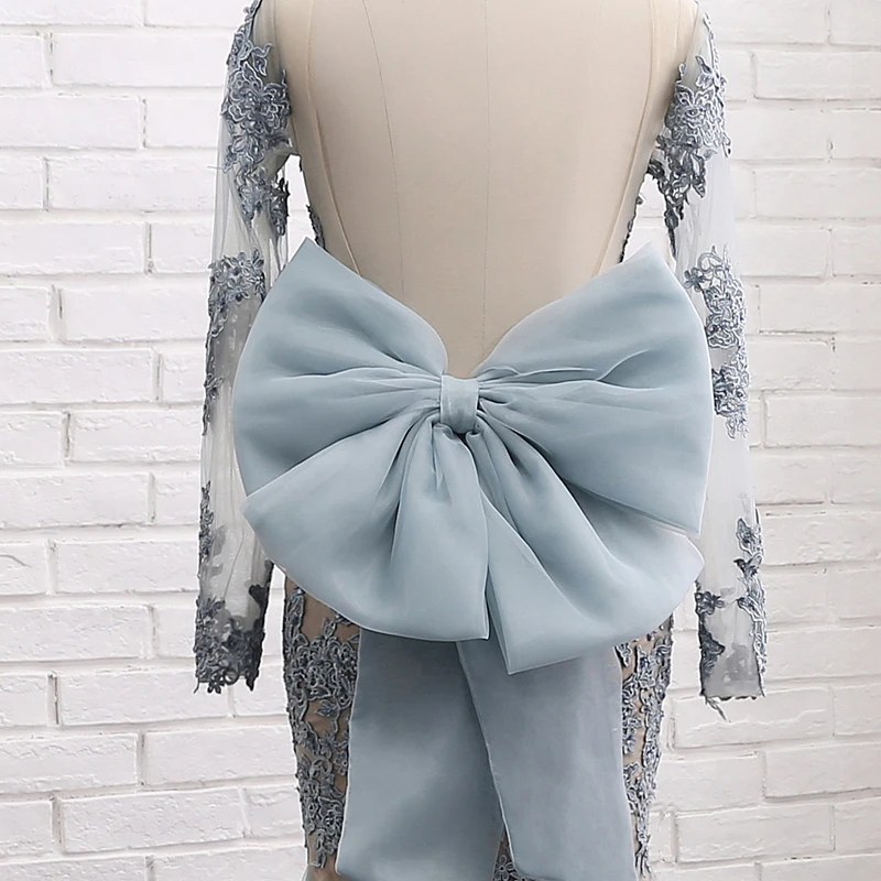 Женское вечернее платье-русалка кружевное платье до пола с открытой спиной 2019 |