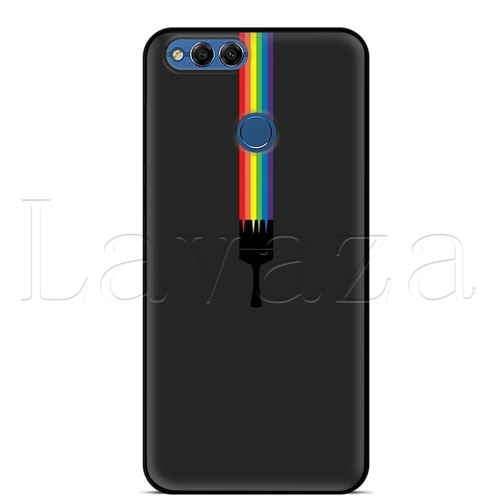 3 Lavaza Радуга Сияет силиконовый чехол для Huawei P8 P9 P10 P20 Y6 Y7 Y9 Lite Pro P Smart Nova 2i 3i Mini - Цвет: 3