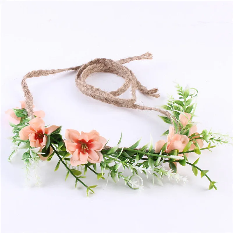 Женская Цветочная Повязка На Голову Повязка-венок в стиле бохо головной убор