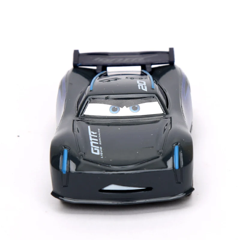 4 шт. 9 см оттягивающаяся машина Disney Pixar Cars 3 Lightning McQueen Mater Black Storm Ramirez 1:55 литье под