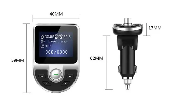 Innosinpo Bluetooth Автомобильный fm-трансмиттер Беспроводной аудио адаптер Музыка