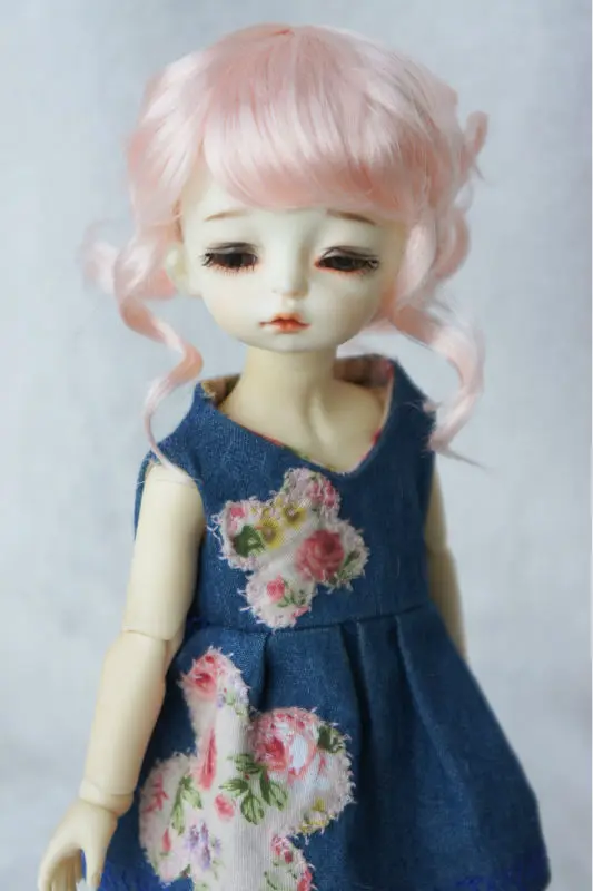 JD261 1/6 YOSD синтетический мохер кукольные парики Updo стиль BJD волосы 6-7 дюймов BJD парики
