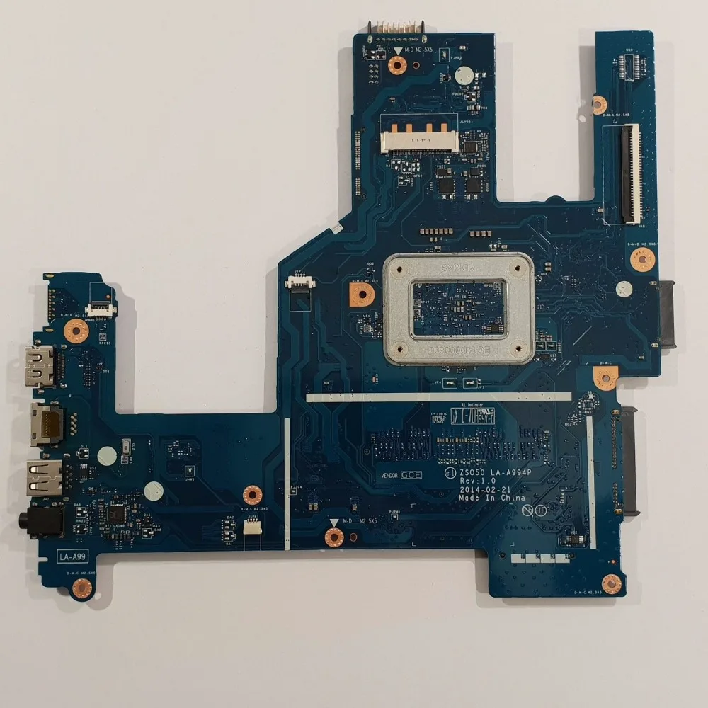 Для hp 15 15-R 15T-R Материнская плата ноутбука N2815 DDR3 LA-A994P 759879-001 759879-501 тестирование