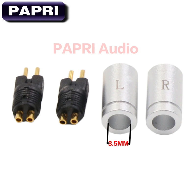 PAPRI новейший CIEM 0,78 мм MMCX разъем для наушников моно HiFi Позолоченный разъем DIY Обновление разъем для наушников для SE846 IE80 1 пара