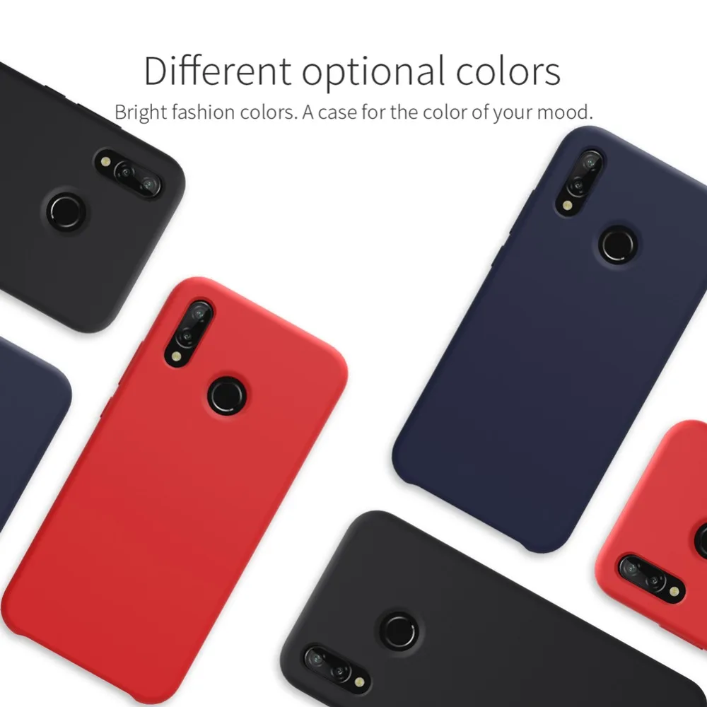 funda for huawei p20 lite case cover NILLKIN Liquid Smooth Silicone For nova 3e 5.84'' luxury protection bags |
