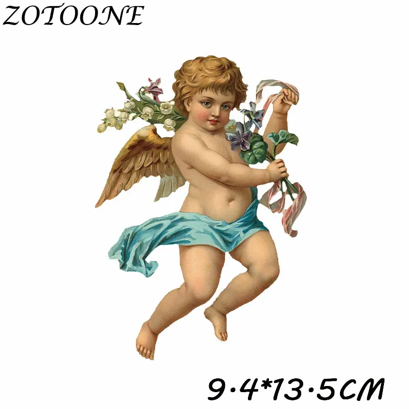 ZOTOONE милые нашивки с ангелом, нашивки с утюгом для одежды, детская одежда, сделай сам, украшения для одежды, железные нашивки с инопланетянами, E - Цвет: 53
