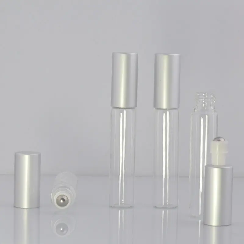 Стеклянная бутылка с роликовыми шариками для эфирных масел 10 мл | Красота и