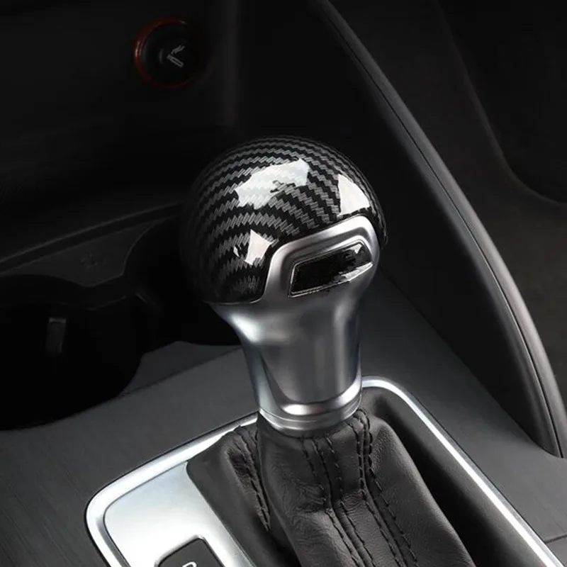 Рукоятка переключения передач защитная крышка для Audi A3 8V- ABS углеродное волокно цвет автомобиля Стайлинг модифицированный