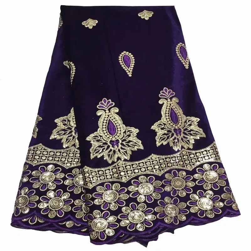 African Lace Fabric 2019 High Quality French Velvet With Stones For Wedding Party | Дом и сад