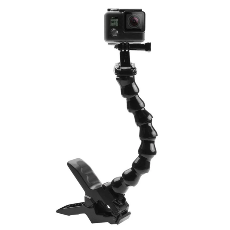 Держатель для экшн камеры PULUZ гибкий зажим GoPro HERO 7 6 HERO5 HERO4 Session аксессуары GO