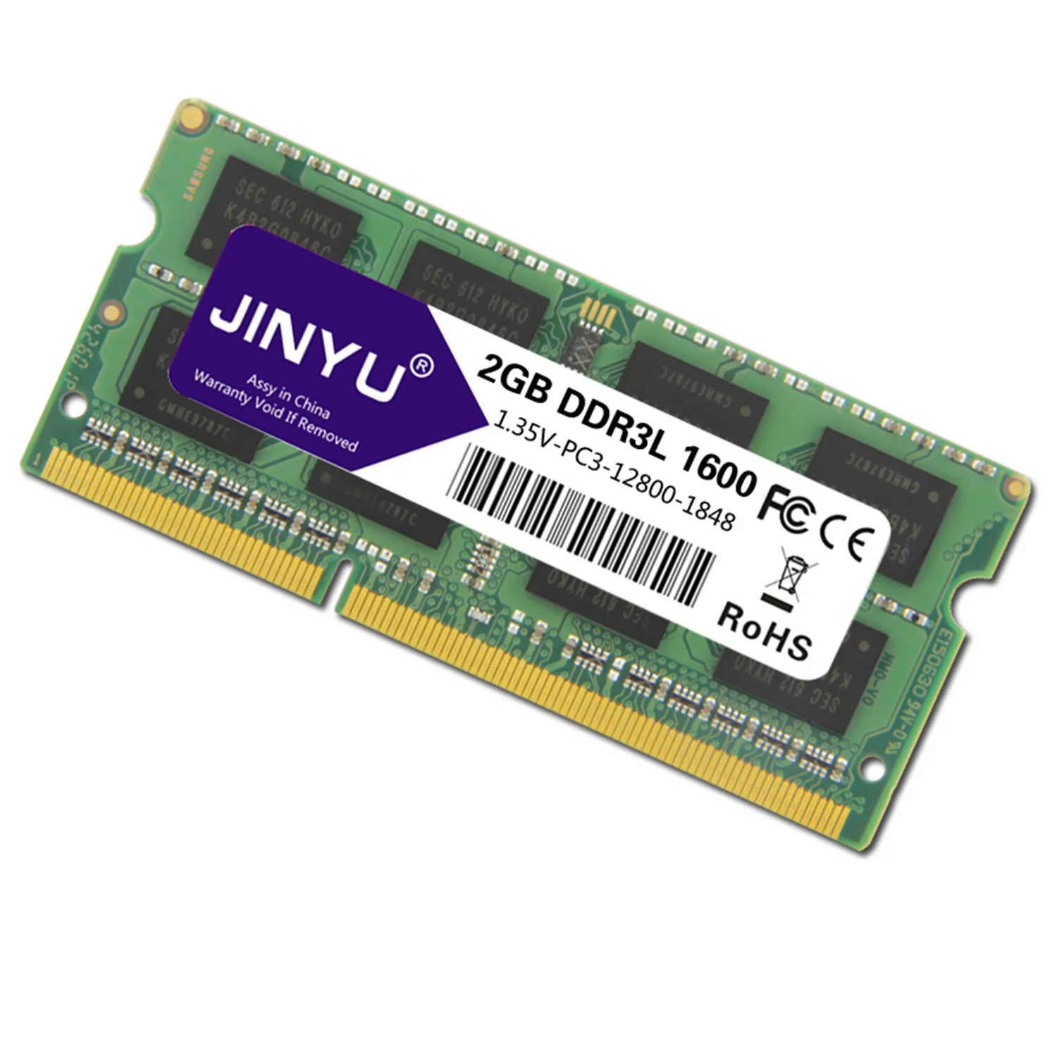 Горячая-Jinyu Ddr3 низкое напряжение 2G 1,35 V 204Pin Ram память для ноутбука