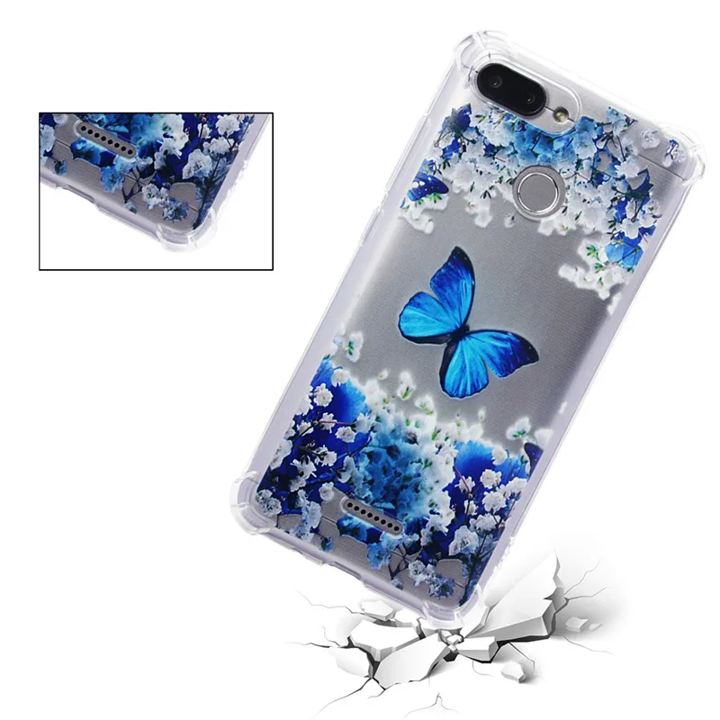 Phone Case For Xiaomi Mi A1 Mix 2s 5X Redmi 6 6A Note 5 Pro 5A Unicorn Transparent Shockproof Back Cover Lovely Soft TPU |