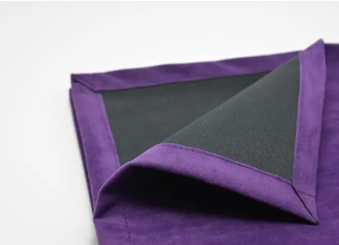 Mantel de Tarot negro púrpura de 60x60cm, astrología, manta de adivinación, alfombra, Tarots, juego de cartas, accesorios para juegos de mesa