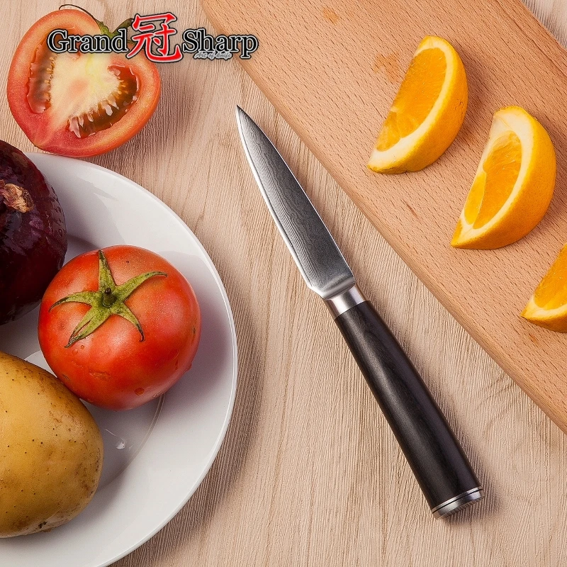 GRANDSHARP набор кухонных ножей из 2 предметов Santoku Набор шеф-повара vg10 японские