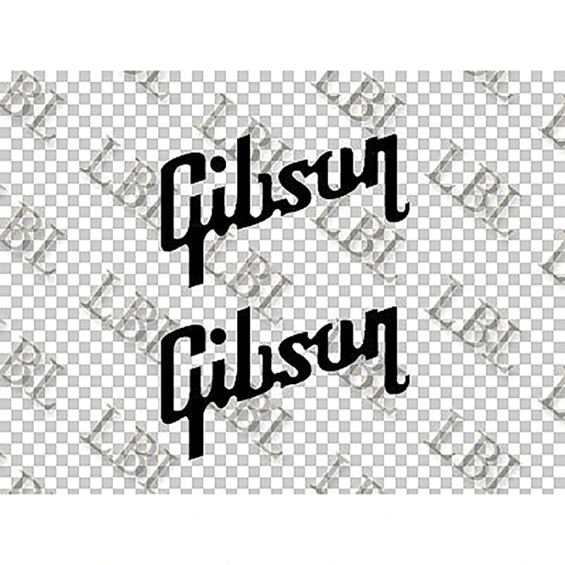 2 шт. Гитары грифа гитары Gibson виниловые наклейки лес Поль автомобильные для