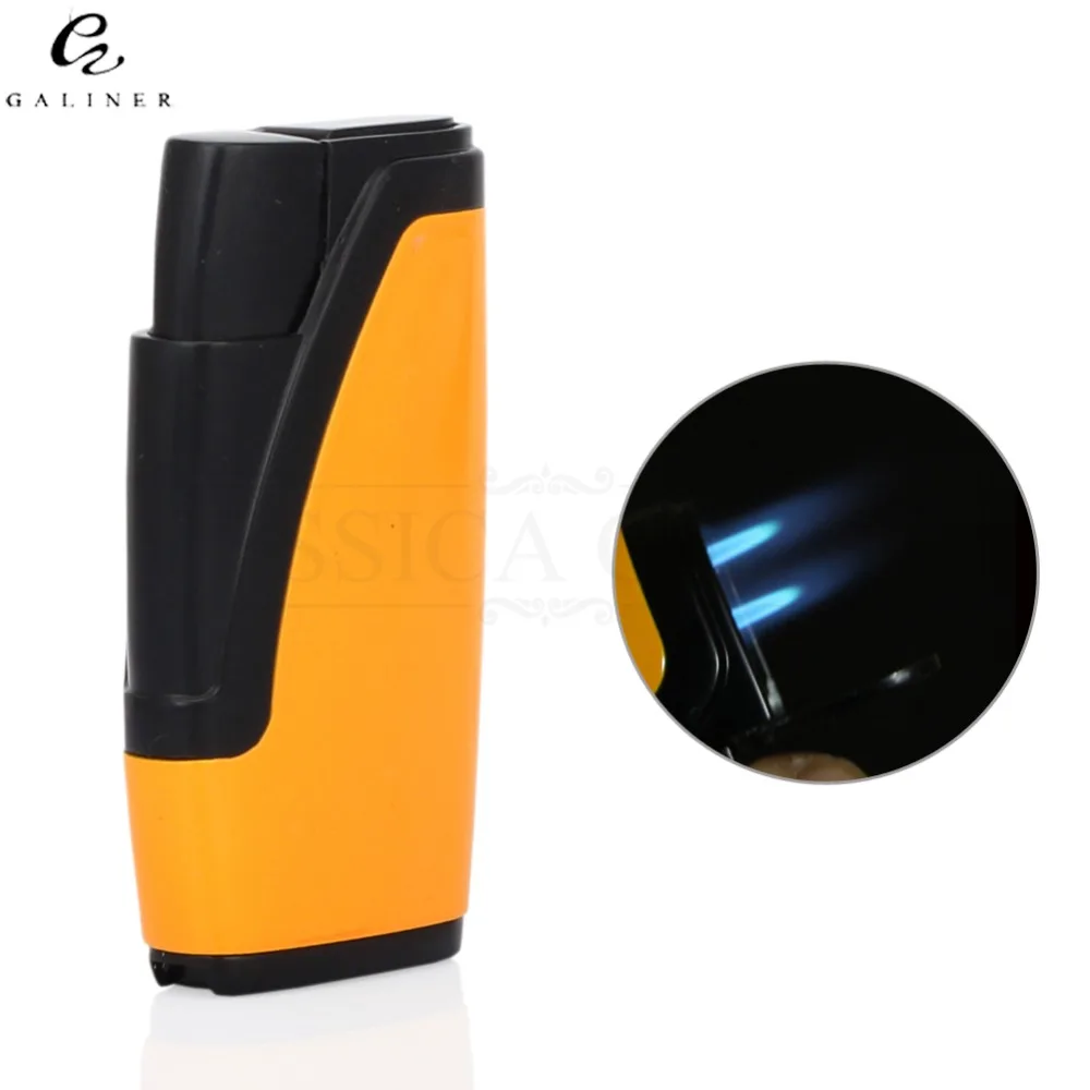 Зажигалка COHIBA Jet ветрозащитная зажигалка с 2 пламенем многоразовая газовая