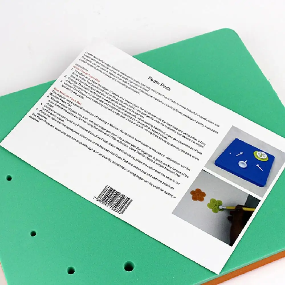 Топ продаж случайный двухсторонний коврик для торта с пятью отверстиями