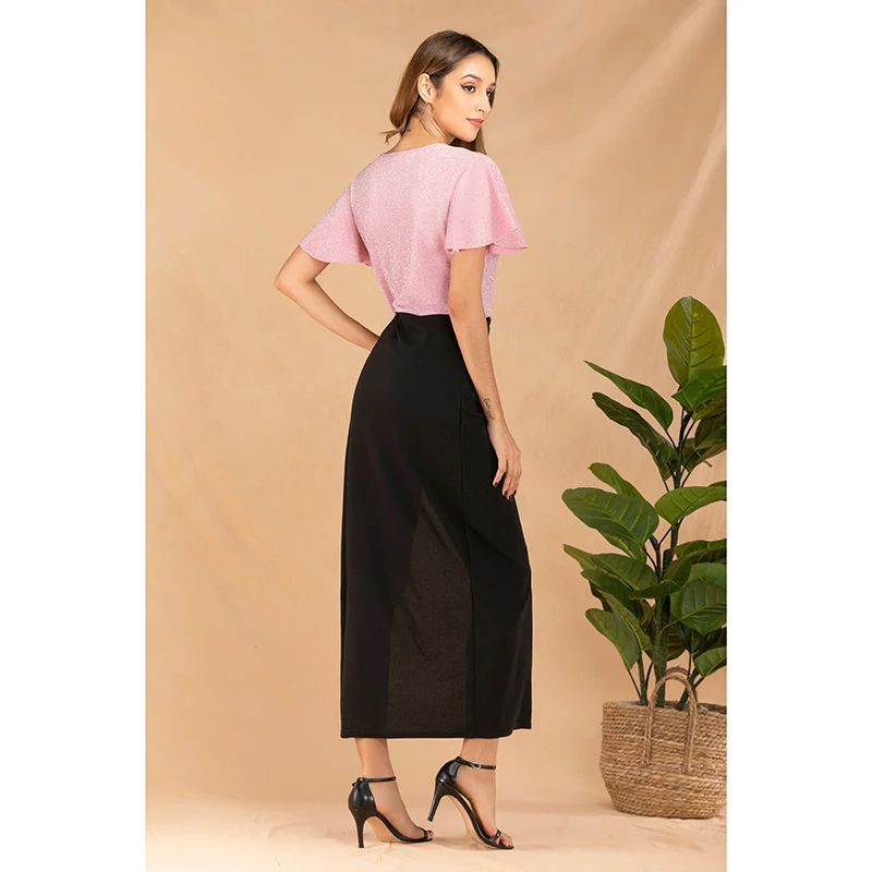 2019 женское длинное платье в Корейском стиле для подиума офисное летнее модное