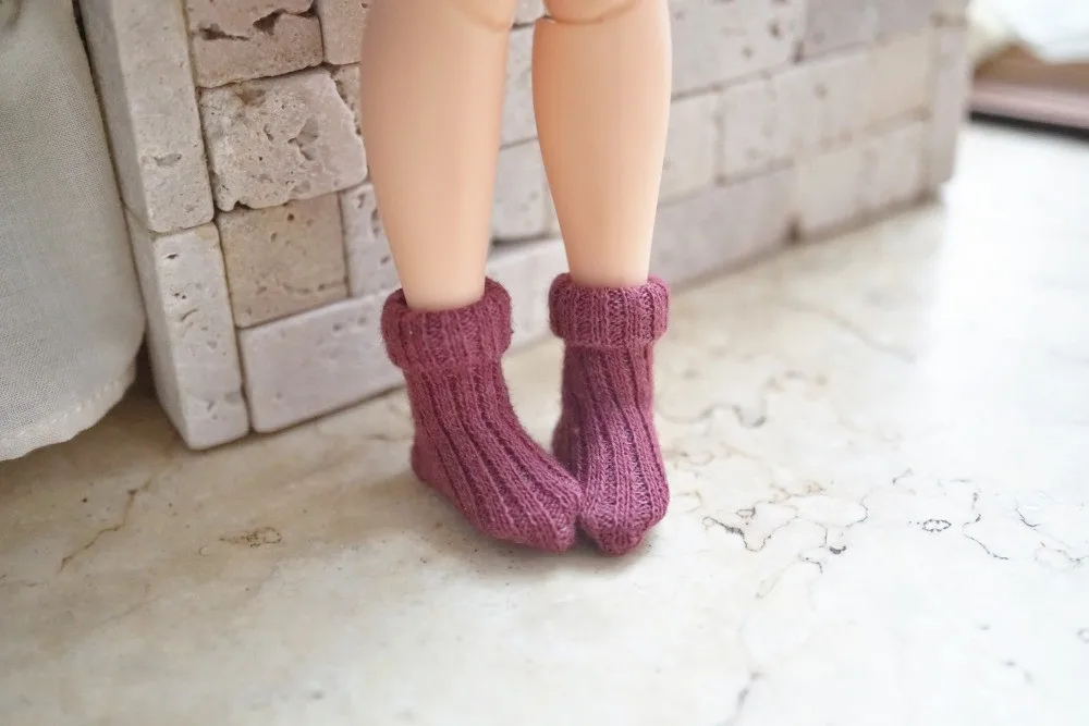 Blyth Redberry LICCA AZONE dolls носки шерстяные чулки зимние с нитями аксессуары для кукол |