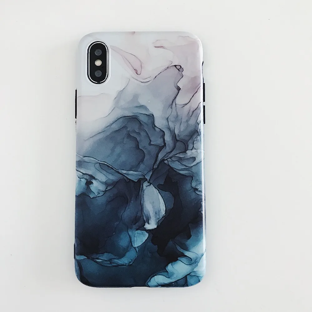 Роскошный чехол для телефона iphone XS XR Max Mountain Peak Forest Мягкий силикон IMD TPU 6 6s 7 8 Plus X |