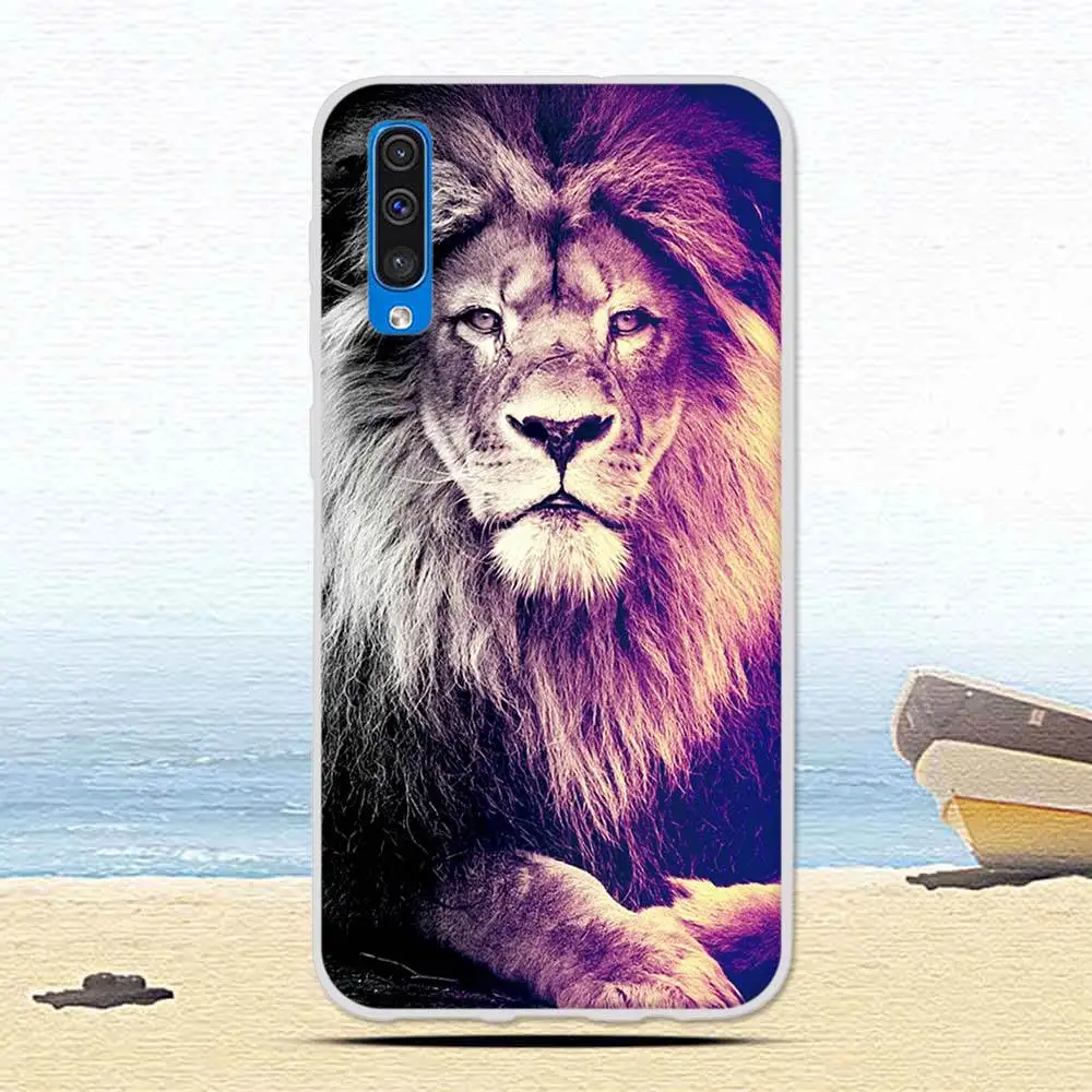 8 Роскошный чехол из термополиуретана и силикона для samsung Galaxy A50 A 50, Модный чехол для телефона с цветочным рисунком, Мягкий защитный чехол s Fundas - Color: 8
