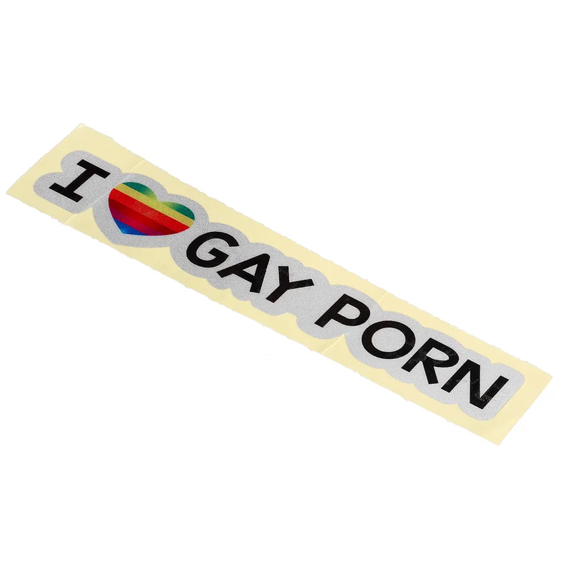 14 8*2 2 см DIY I Love Gay порно смешная ПВХ Наклейка декоративная наклейка для автомобиля