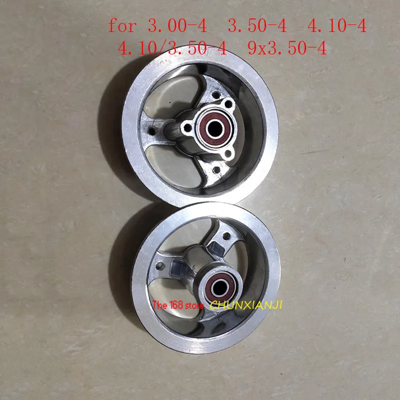 4 дюйма колеса для скутера алюминиевая Ступица 3 50-4 00-4 10-4 10/3 9x3.50-4 покрышка