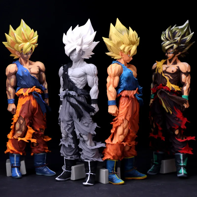 33 см Dragon Ball Z Аниме Фигурка Супер Saiyan Goku куклы Kakarotto фигурка Статуэтка из ПВХ Бюст