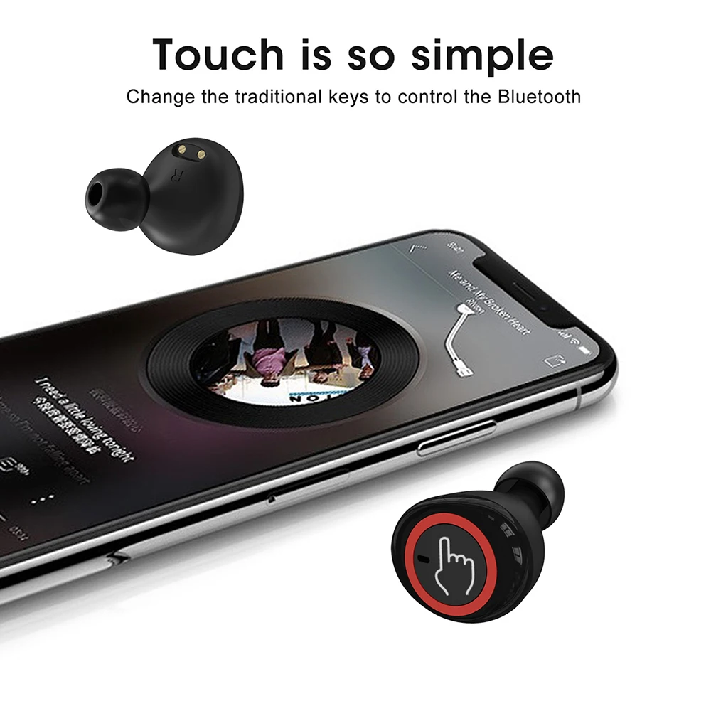 Беспроводные наушники bluetooth беспроводная гарнитура бинауральное зарядное