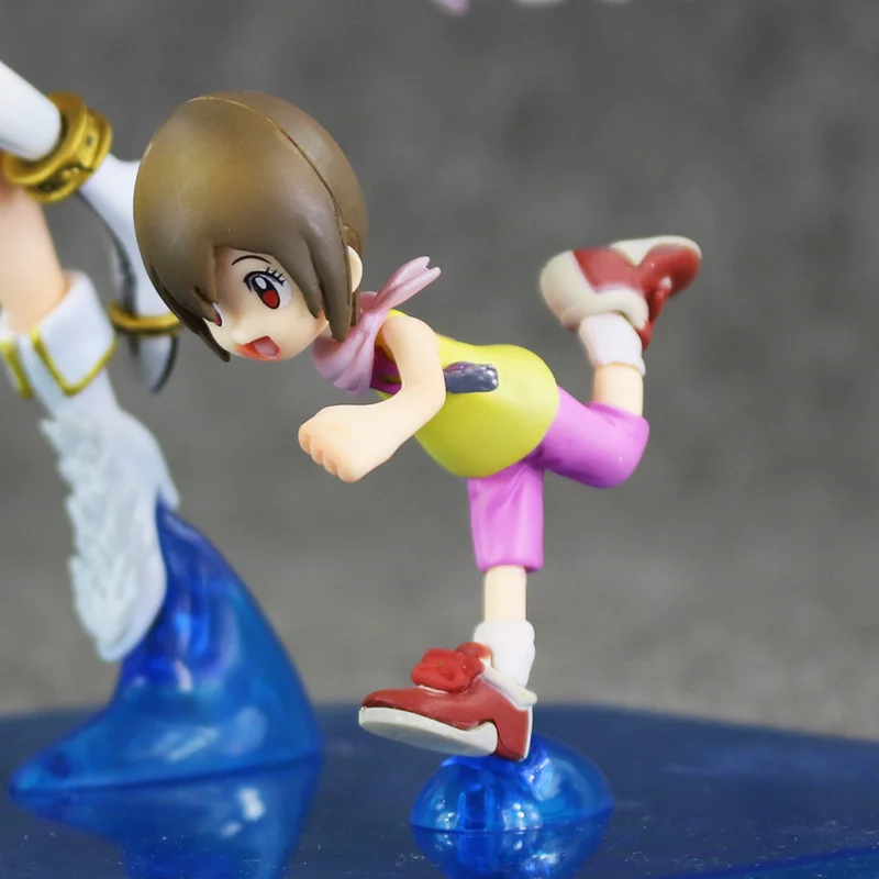 Digimons Angewomon Yagami Hikari Angemon Takaishi Takeru фигурка коллекционная игрушка