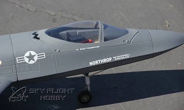 Модель Lx Skyflight хобби, Радиоуправляемый EDF Jet YF-23 YF23 Твин 70 мм PNP обновление
