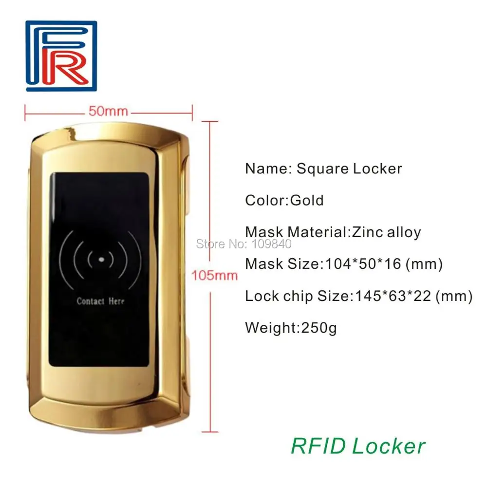 Free shipping 120pcs 125khz RFID cabinet Zinc alloy Locker for SPA hotel sauna security keyless