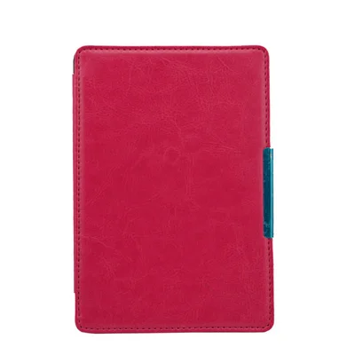 Hot Pink Кожаный чехол-книжка для планшета Kindle Paperwhite(7 поколение) 6 дюймов Магнитный умный противоударный чехол+ бесплатные подарки A20 - Цвет: Hot Pink