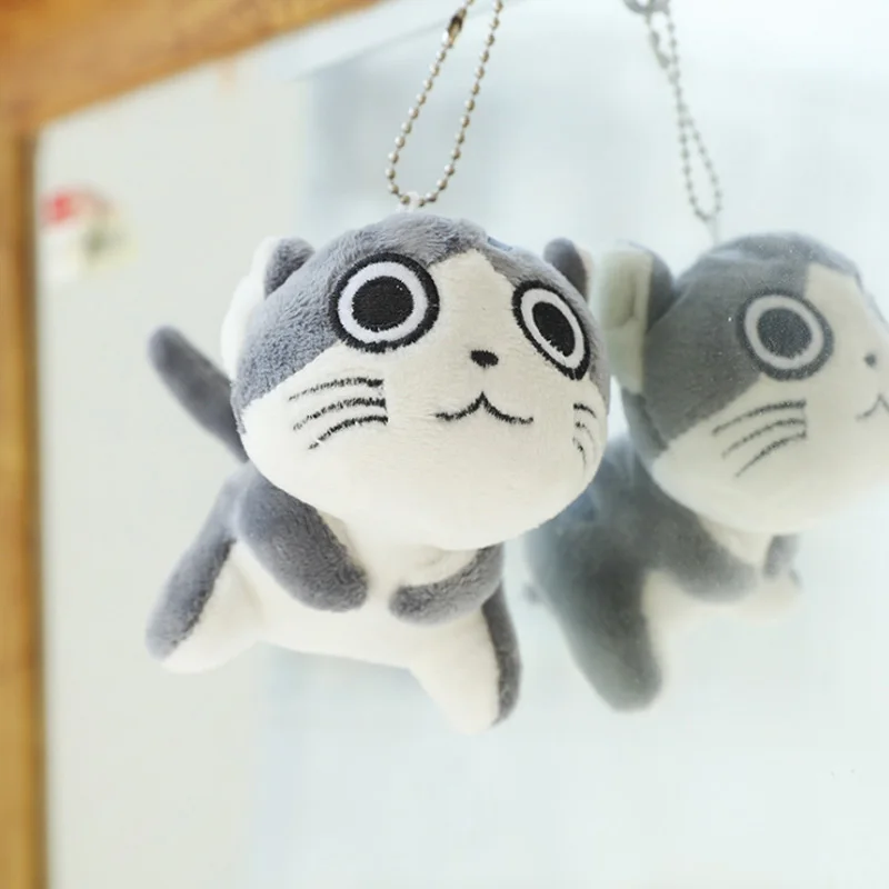 2 9 см мультфильм кошка плюшевые игрушки мягкие животные куклы игрушки брелок цепь Lote Peluches Para Bebe плюшевые кошки мягкие игрушки Juguetes - Цвет: 2