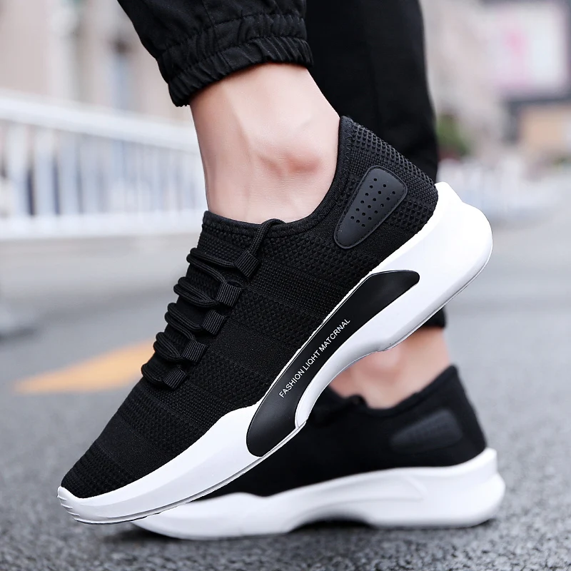 WAWFROK Men Shoes 2018 Summer Spring Mesh Casual Lace-Up New Fashion Outdoor Sneakers Footwear | Обувь