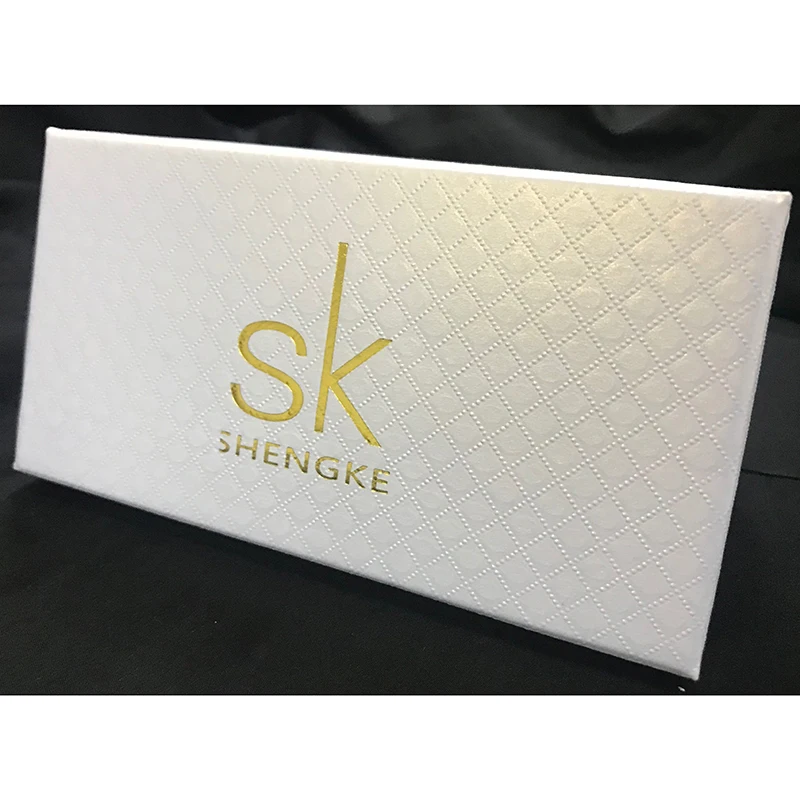 Shengke коробка для часов с подушкой белая бумага материал подарок SK женщин и мужчин