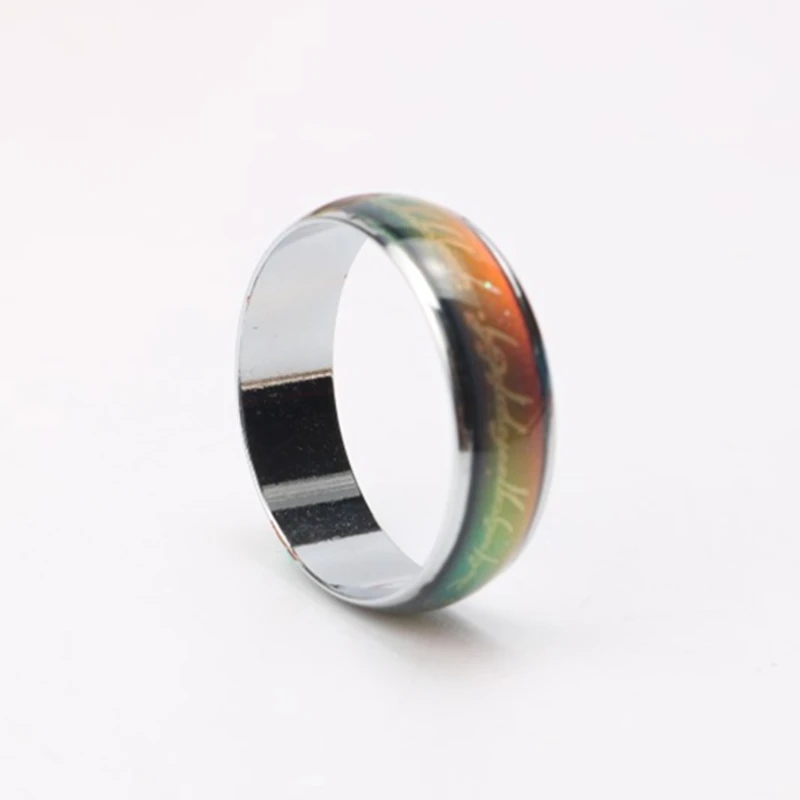 JUCHAO настроение кольца для женщин контроль температуры цветное кольцо Мужчины - Фото №1