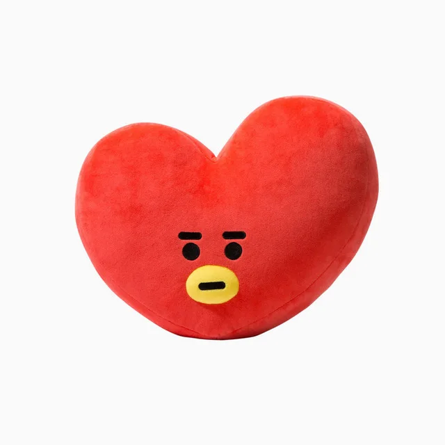 Милый мультфильм BTS BT21 плюшевые игрушки куклы Bangtan мальчики бросить подушки