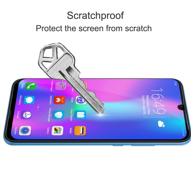 Закаленное стекло для Huawei Honor 20 Lite 2 шт. защитная пленка с закругленными краями |