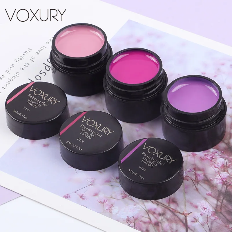 Гель лак для нейл арта VOXURY 36 цветов Гибридный СВЕТОДИОДНЫЙ УФ дизайн ногтей все